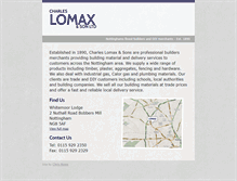 Tablet Screenshot of lomaxdiy.com